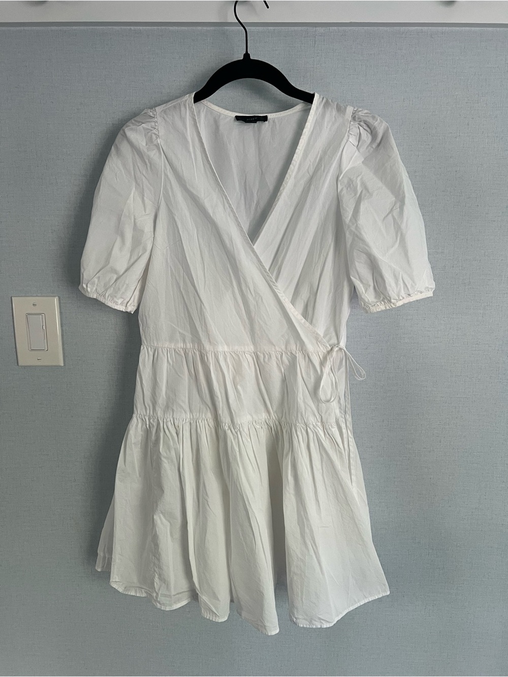 JCrew Wrap-Style Puff Sleeve Dress, sz XSP